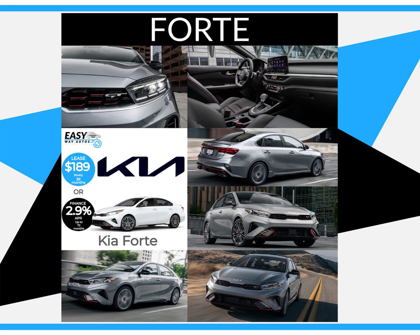 Kia forte 2019 ad to sell car.