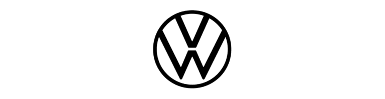 Volkswagen logo on a transparent background.