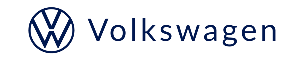 Volkswagen logo on a transparent background.